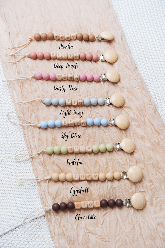 Personalized Pacifier Clip